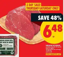 No Frills SIRLOIN TIP ROAST offer
