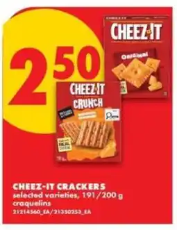 No Frills Cheez-It Crackers offer