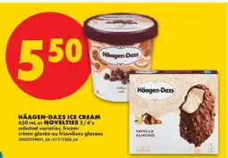 No Frills HÄAGEN-DAZS ICE CREAM OR NOVELTIES offer