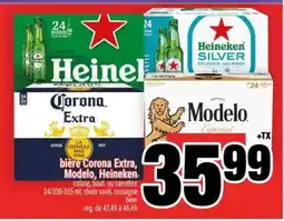 Super C bière Corona Extra, Modelo, Heineken offer