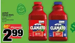 Super C COCKTAIL CLAMATO MOTT'S offer