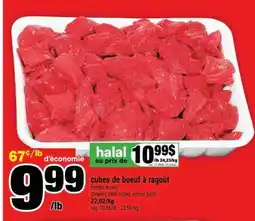 Super C CUBES DE BOEUF À RAGOÛT offer