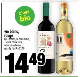 Super C vin blanc, rouge offer