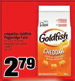 Super C CRAQUELINS GOLDFISH PEPPERIDGE FARM offer