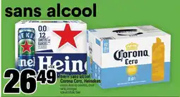 Super C BIÈRE SANS ALCOOL CORONA CERO, HEINEKEN offer