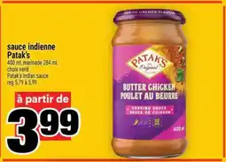 Super C SAUCE INDIENNE PATAK'S offer