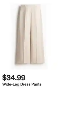 H&M Wide-Leg Dress Pants offer
