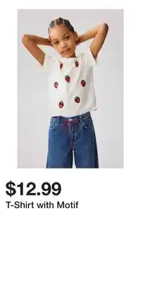 H&M T-Shirt with Motif offer