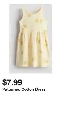 H&M Patterned Cotton Dress offer