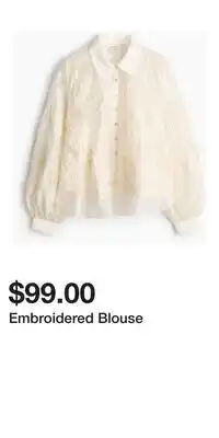H&M Embroidered Blouse offer