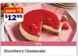 M & M Food Market Strawberry Cheesecake offer