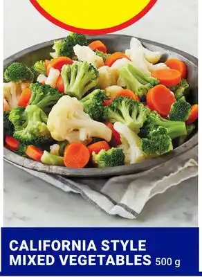 M & M Food Market CALIFORNIA STYLE MIXED VEGETABLES offer