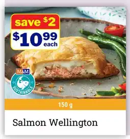 M & M Food Market Salmon Wellington offer