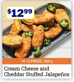 M & M Food Market Cream Cheese and Cheddar Stuffed Jalapeños offer