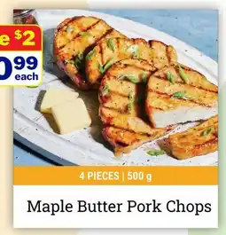 M & M Food Market Maple Butter Pork Chops offer
