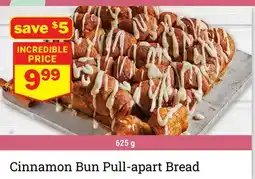 M & M Food Market Cinnamon Bun Pull-apart Bread offer