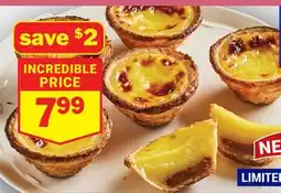 M & M Food Market Salted Caramel Portuguese Style Custard Tarts offer