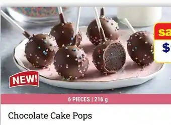 M & M Food Market Chocolate Cake Pops offer