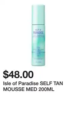 Sephora Isle of Paradise SELF TAN MOUSSE MED offer
