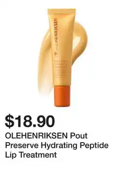 Sephora OLEHENRIKSEN Pout Preserve Hydrating Peptide Lip Treatment offer