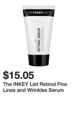 Sephora The INKEY List Retinol Fine Lines and Wrinkles Serum offer