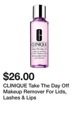 Sephora CLINIQUE Take The Day Off Makeup Remover For Lids, Lashes & Lips offer