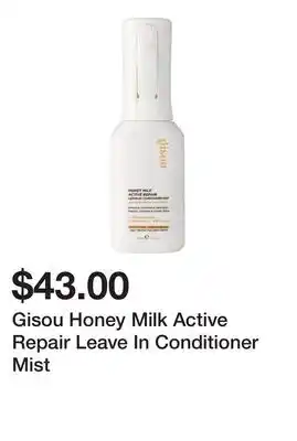 Sephora Gisou Honey Milk Active Repair Leave In Conditioner Mist offer