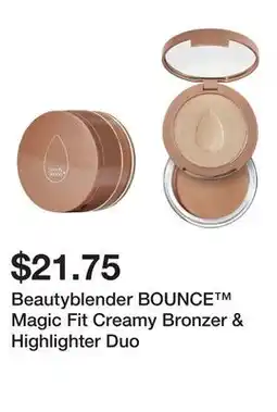 Sephora Beautyblender BOUNCE Magic Fit Creamy Bronzer & Highlighter Duo offer
