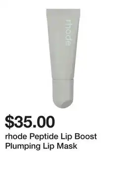 Sephora rhode Peptide Lip Boost Plumping Lip Mask offer