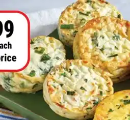 M & M Food Market Spinach and Red Pepper Egg White offer