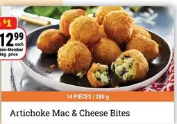 M & M Food Market Artichoke Mac & Cheese Bites offer