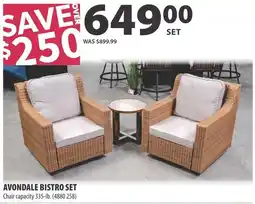 Co-op Avondale bistro set offer