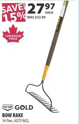 Co-op Co-op gold bow rake offer