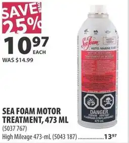 Co-op Sea foam motor treatment offer