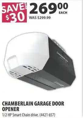 Co-op Chamberlain garage door opener offer