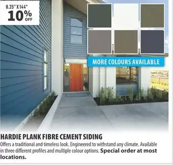 Co-op Hardie plank fibre cement siding offer