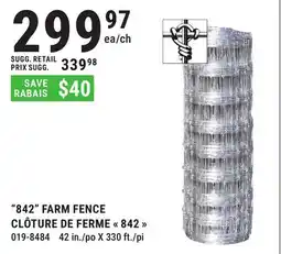 BMR 842 FARM FENCE offer