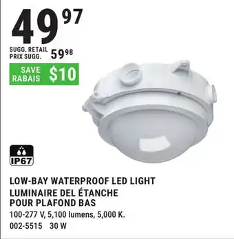 BMR LOW-BAY WATERPROOF LED LIGHT offer