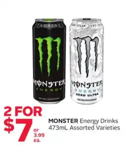 Rexall MONSTER Energy Drinks offer