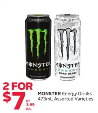Rexall MONSTER Energy Drinks offer