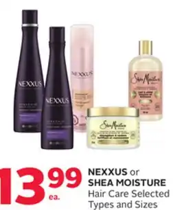 Rexall NEXXUS or SHEA MOISTURE Hair Care offer