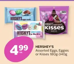 Rexall HERSHEY'S Assorted Eggs, Eggies or Kisses 180g-340g offer