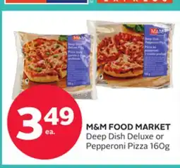 Rexall M & M FOOD MARKET Deep Dish Deluxe or Pepperoni Pizza offer