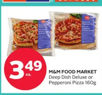 Rexall M & M FOOD MARKET Deep Dish Deluxe or Pepperoni Pizza offer