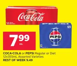 Rexall COCA-COLA or PEPSI Regular or Diet offer