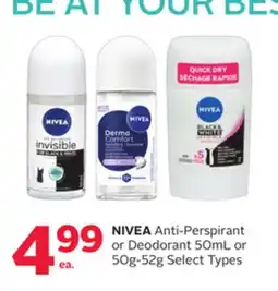 Rexall NIVEA Anti-Perspirant or Deodorant offer