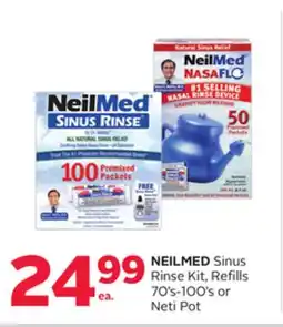Rexall NEILMED Sinus Rinse Kit, Refills 70' s-100' s or Neti Pot offer
