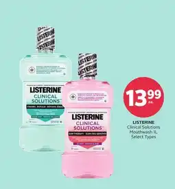 Rexall LISTERINE Clinical Solutions Mouthwash offer