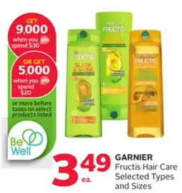 Rexall GARNIER Fructis Hair Care offer