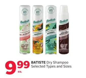 Rexall BATISTE Dry Shampoo offer